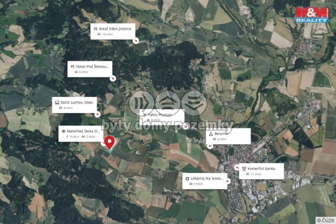 Prodej, Pozemek k bydlení, Ostružno