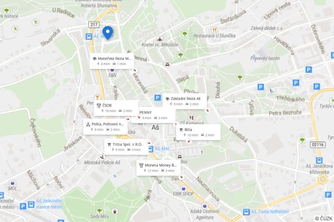 Prodej, Byt 2+1, Aš