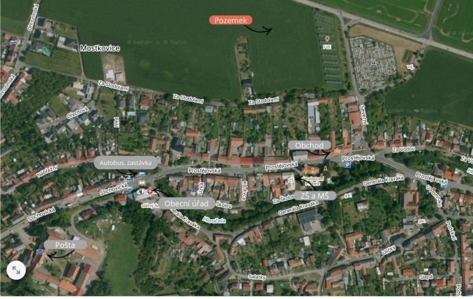 Prodej, Pozemek k bydlení, Mostkovice