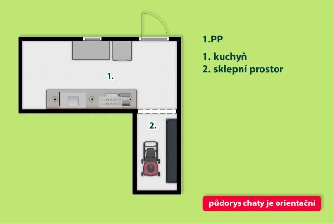 Prodej, Chata, Kunětice