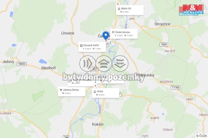 Prodej, Pozemek k bydlení, Červené Poříčí