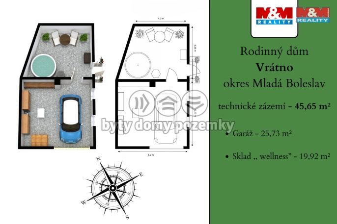 Prodej, Rodinný dům, Vrátno