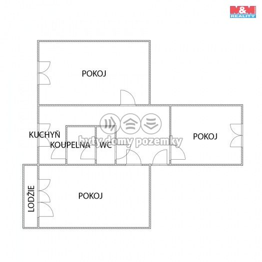 Prodej, Byt 3+1, Klášterec nad Ohří