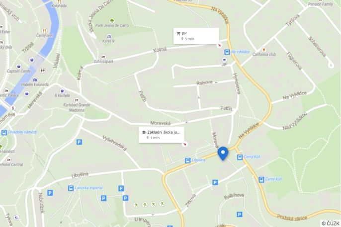 Pronájem, Byt 3+1, Karlovy Vary