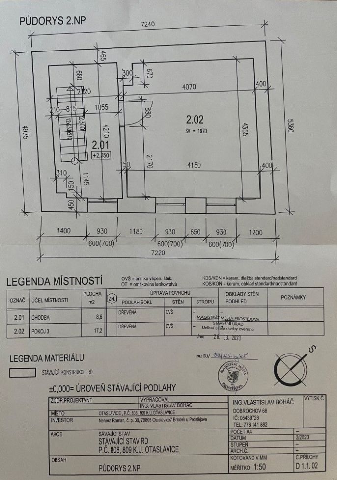 Prodej, Rodinný dům, Otaslavice