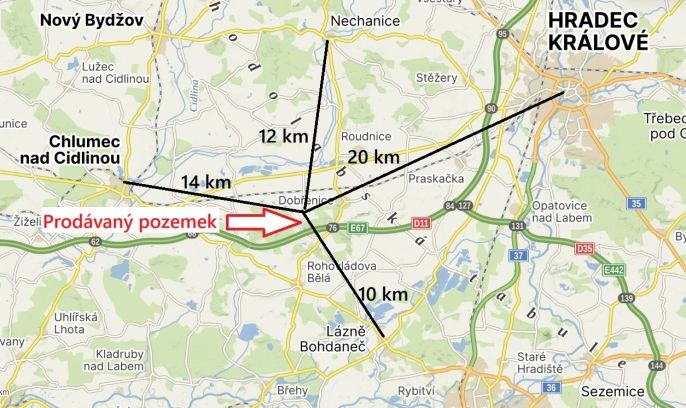 Prodej, Pozemek k bydlení, Kratonohy