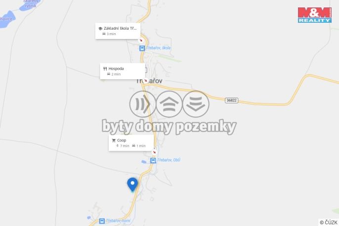 Prodej, Pozemek k bydlení, Třebařov