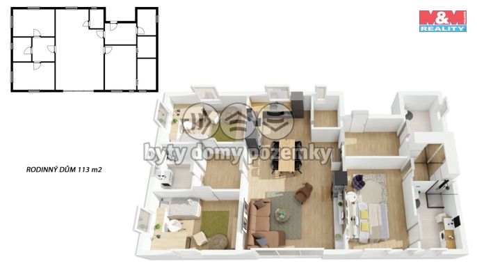 Prodej, Rodinný dům, Čestice