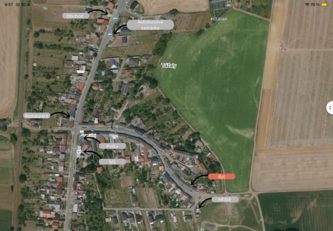 Prodej, Byt 2+kk, Kožušany-Tážaly