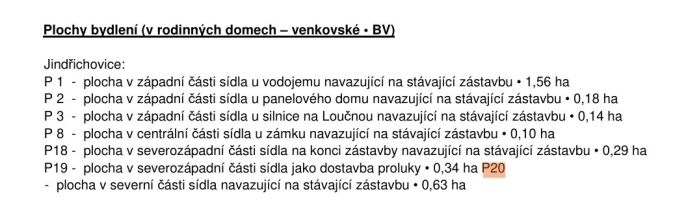 Prodej, Pozemek k bydlení, Jindřichovice