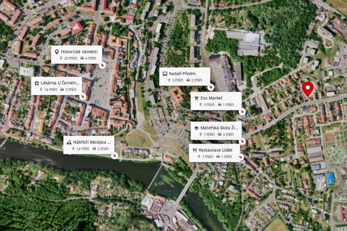 Pronájem, Byt 3+1, Kadaň