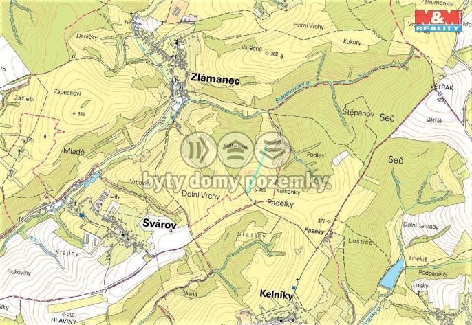 Prodej, Louka, Zlámanec