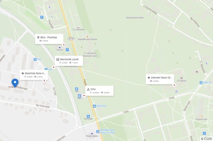 Pronájem, Byt 3+1, Mariánské Lázně