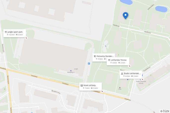 Pronájem, Byt 2+kk, Praha
