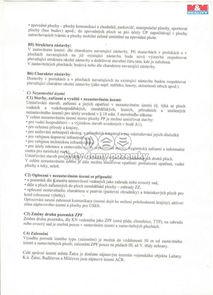 Prodej, Pozemek k bydlení, Žatec