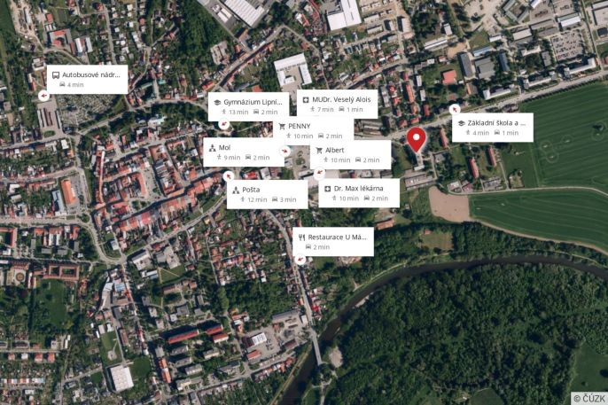 Prodej, Byt 3+1, Lipník nad Bečvou
