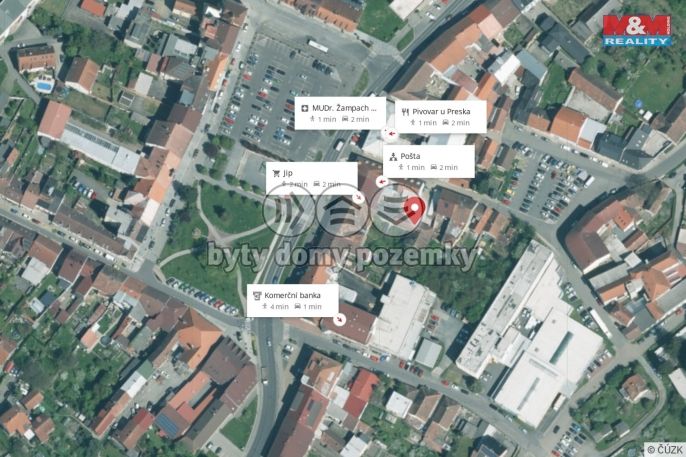 Pronájem, Obchod a služby, Přeštice