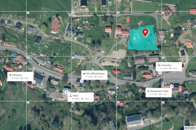 Prodej, Pozemek k bydlení, Jetřichovice