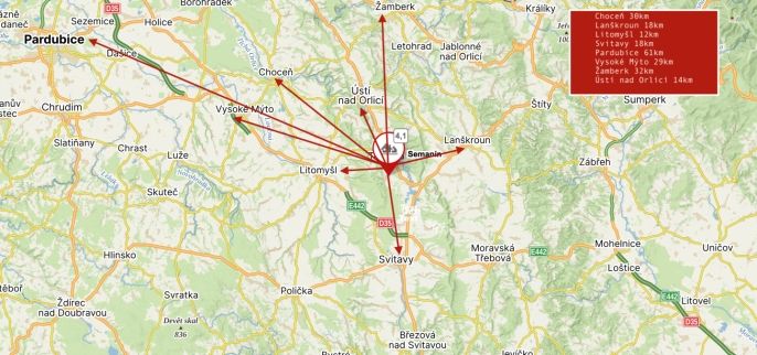 Prodej, Pozemek k bydlení, Semanín
