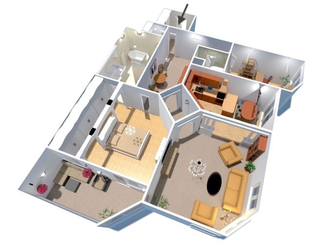 Pronájem, Byt 3+kk, Praha