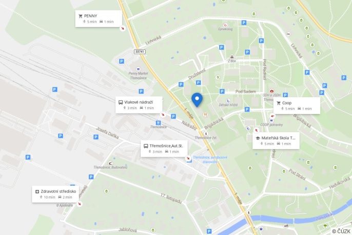 Prodej, Byt 3+1, Třemošnice