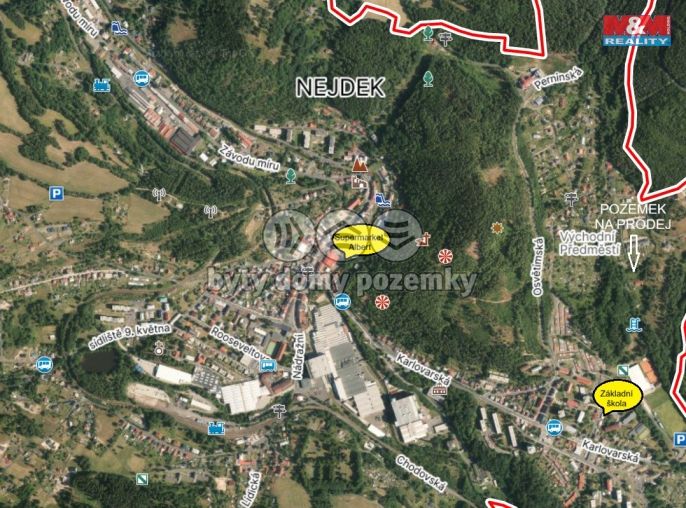 Prodej, Pozemek k bydlení, Nejdek