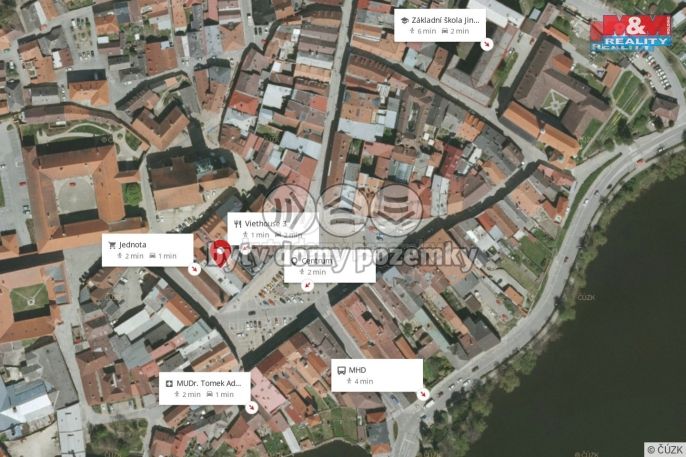 Pronájem, Byt 1+kk, Jindřichův Hradec