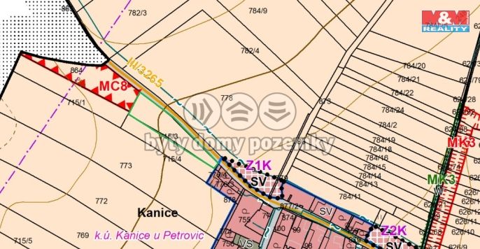 Prodej, Pole, Petrovice