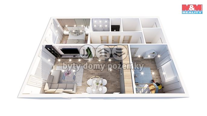 Prodej, Byt 3+kk, Žáky