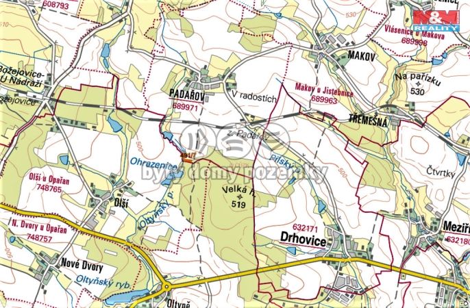 Prodej, Pole, Jistebnice