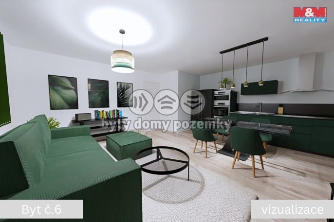 Prodej, Byt 2+kk, Žleby