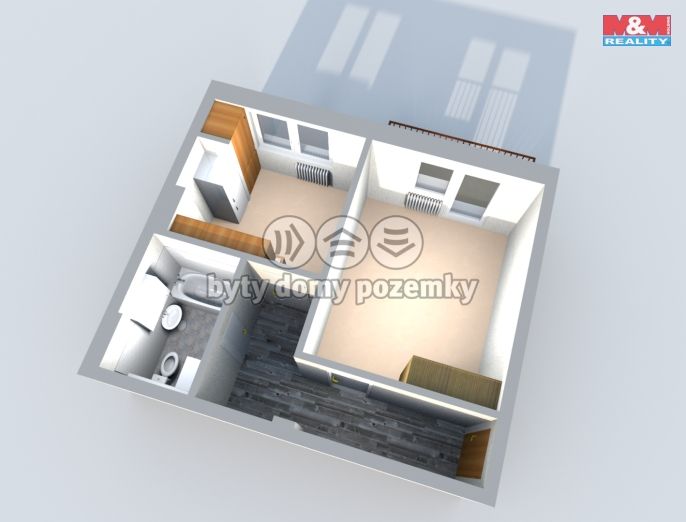 Pronájem, Byt 1+1, Ralsko