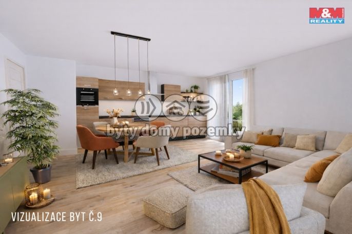 Prodej, Byt 3+kk, Žleby