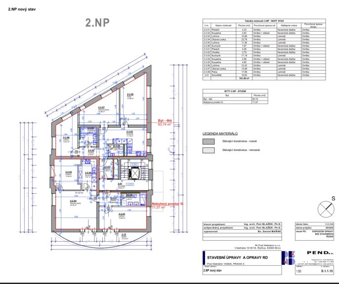 Prodej, Byt 3+1, Praha