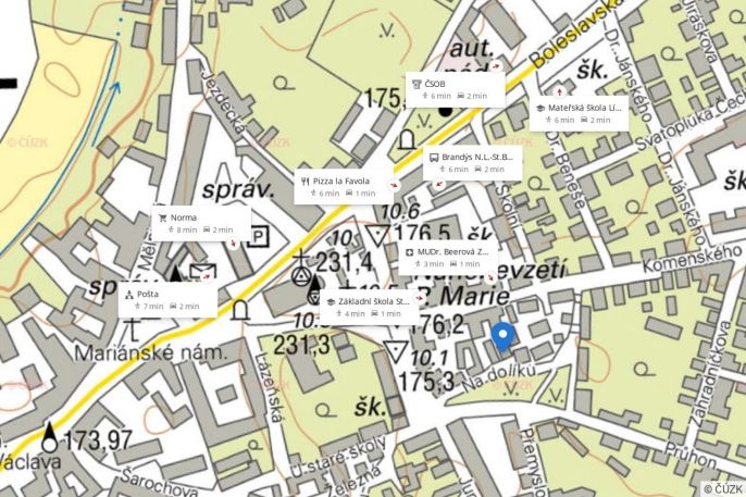 Pronájem, Byt 1+kk, Brandýs nad Labem-Stará Boleslav