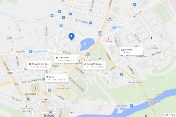 Prodej, Byt 3+1, Bechyně