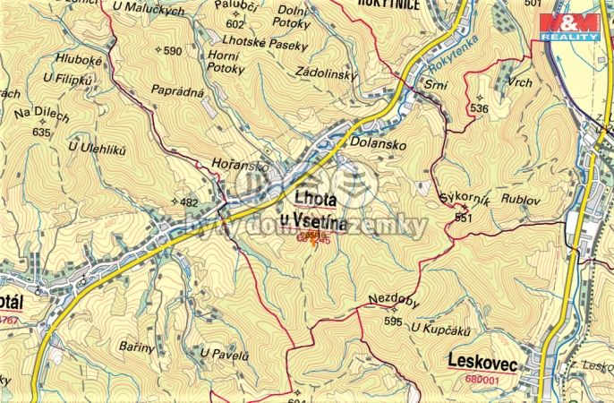 Prodej, Les, Lhota u Vsetína