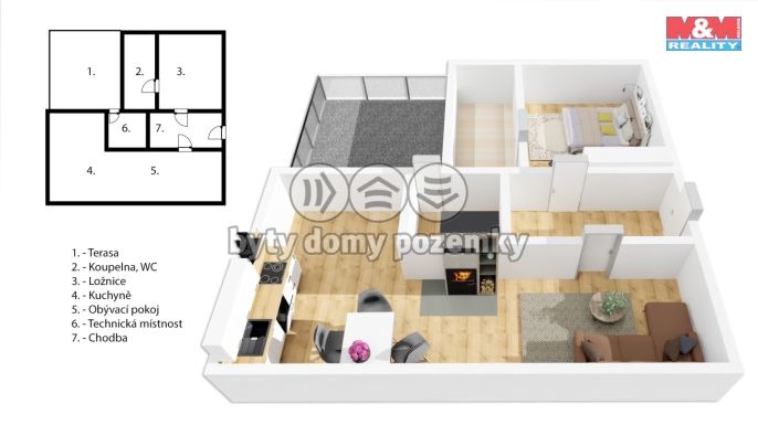 Prodej, Rodinný dům, Lično