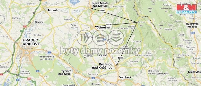 Prodej, Byt 1+1, Deštné v Orlických horách