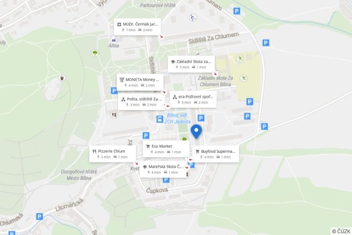 Prodej, Byt 1+1, Bílina