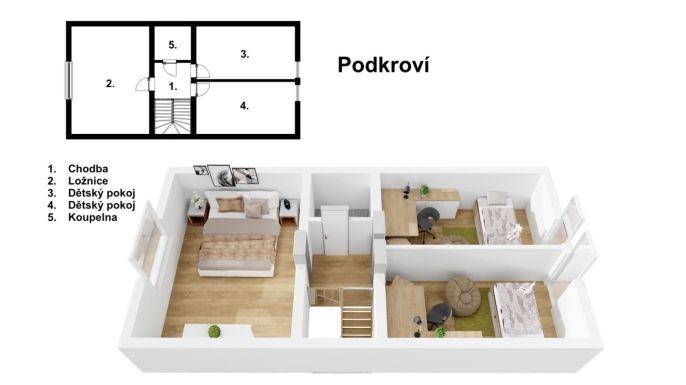 Prodej, Rodinný dům, Hřibiny-Ledská