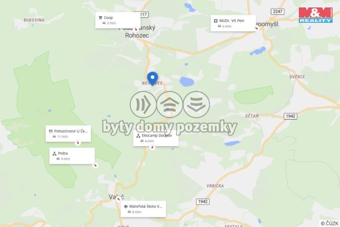 Prodej, Pozemek k bydlení, Nepomyšl