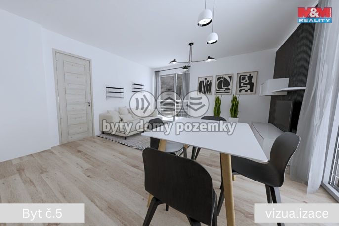 Prodej, Byt 2+kk, Žleby