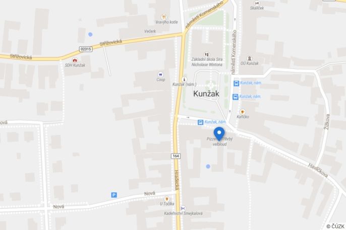 Pronájem, Restaurace, stravování, Kunžak