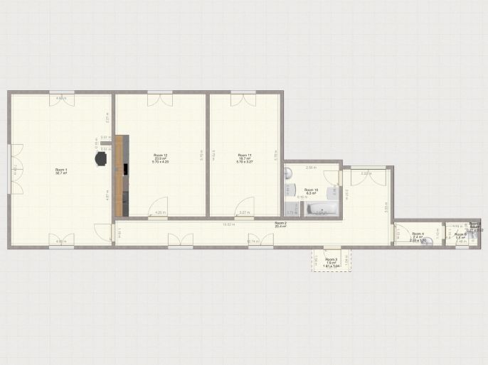 Pronájem, Byt 3+kk, Kasejovice