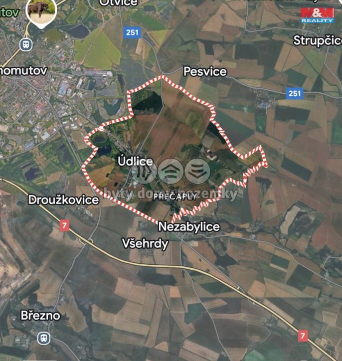 Prodej, Pozemek k bydlení, Údlice