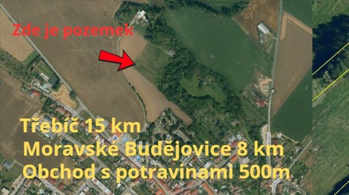 Prodej, Pozemek k bydlení, Jaroměřice nad Rokytnou