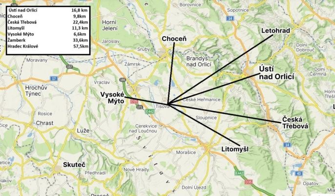 Pronájem, Rodinný dům, Tisová