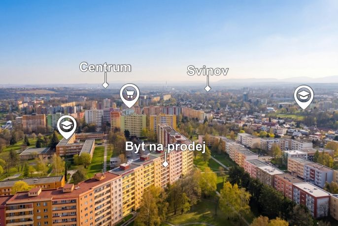 Prodej, Byt 2+1, Ostrava