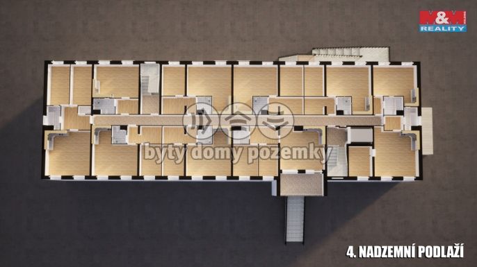 Prodej, Nájemní dům, Milovice